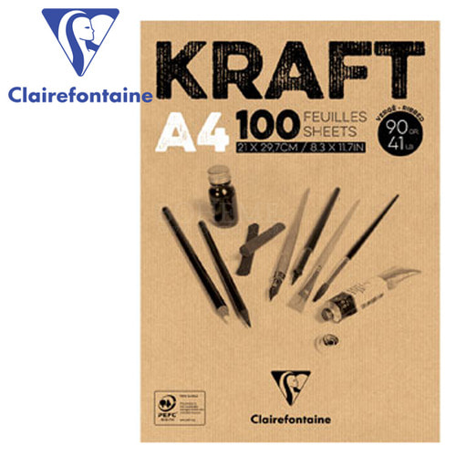 클레르퐁텐 크라프트 패드 A4(90g/100매)